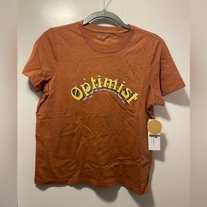 Spiritual gangster “optomist” boxy tee - NWT